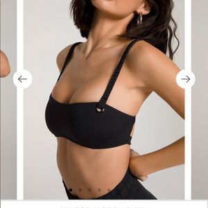 Good American Shapelifter Tank Bra Bikini Top